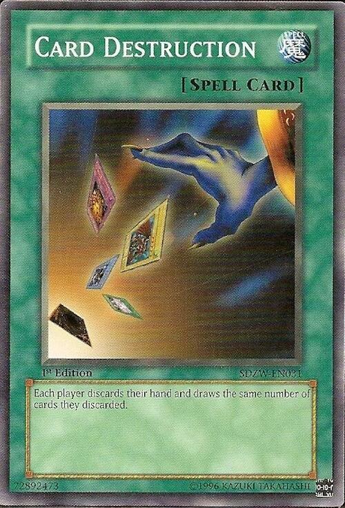 Card Destruction SDZW-EN031 card from Structure Deck: Zombie World