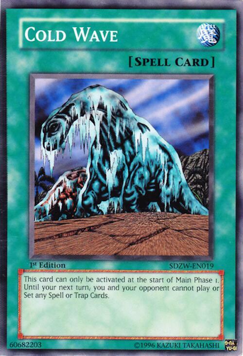 Cold Wave SDZW-EN019 card from Structure Deck: Zombie World