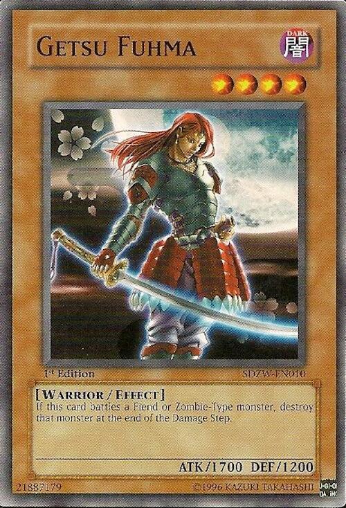 Getsu Fuhma SDZW-EN010 card from Structure Deck: Zombie World