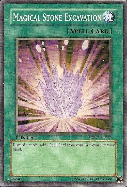 Magical Stone Excavation SDZW-EN020 card from Structure Deck: Zombie World