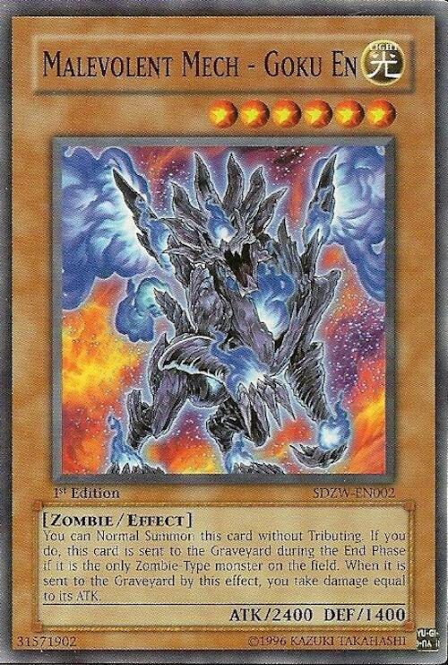 Malevolent Mech - Goku En SDZW-EN002 card from Structure Deck: Zombie World