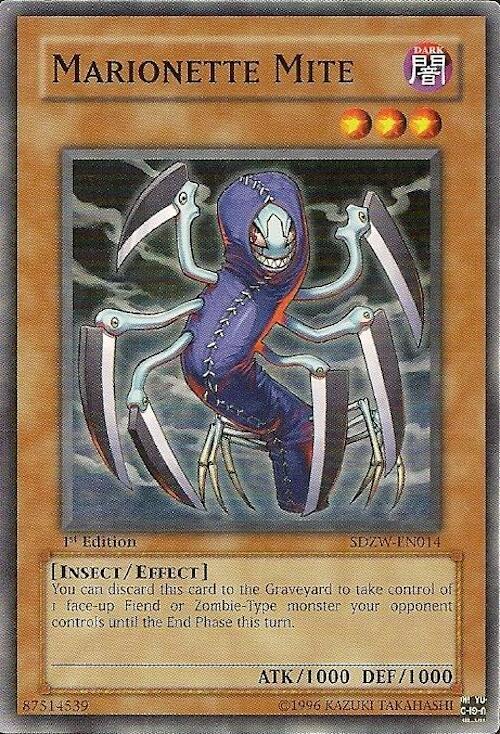 Marionette Mite SDZW-EN014 card from Structure Deck: Zombie World
