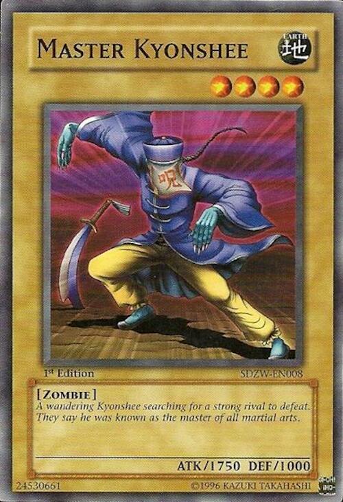 Master Kyonshee SDZW-EN008 card from Structure Deck: Zombie World