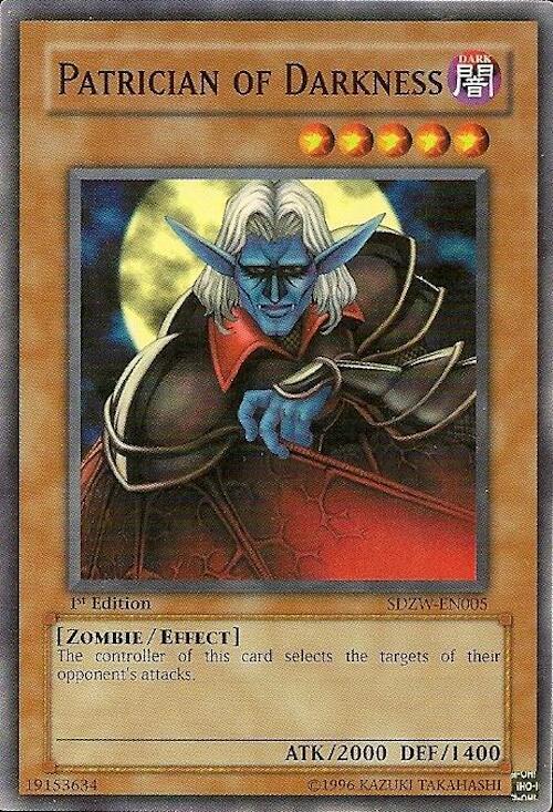 Patrician of Darkness SDZW-EN005 card from Structure Deck: Zombie World