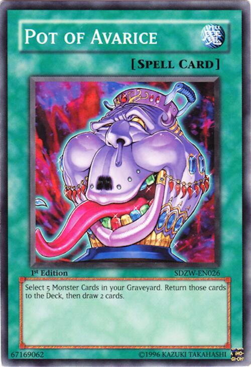 Pot of Avarice SDZW-EN026 card from Structure Deck: Zombie World