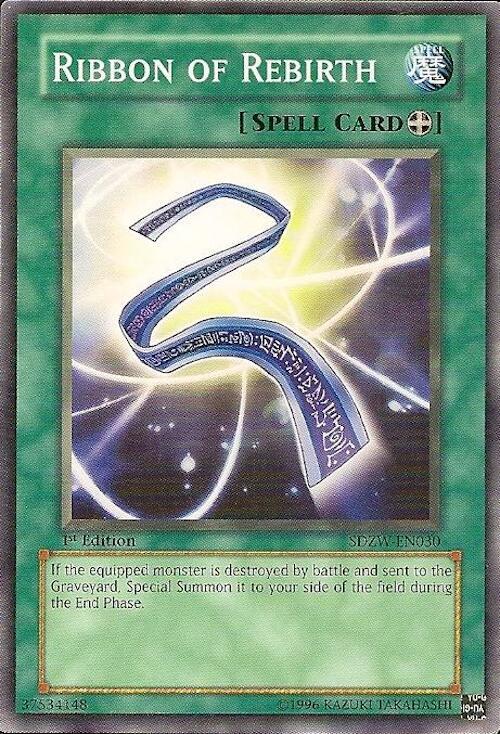 Ribbon of Rebirth SDZW-EN030 card from Structure Deck: Zombie World