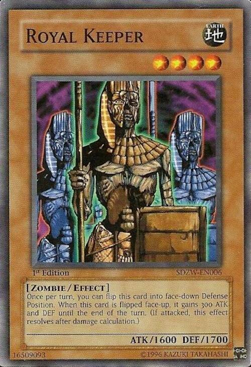 Royal Keeper SDZW-EN006 card from Structure Deck: Zombie World