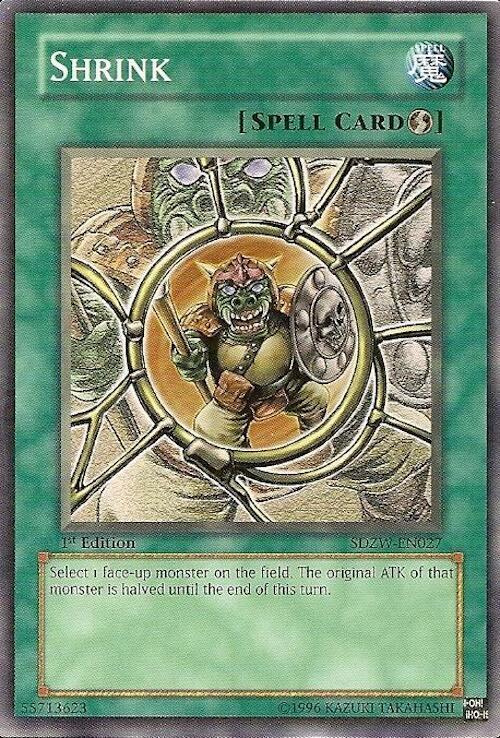 Shrink SDZW-EN027 card from Structure Deck: Zombie World