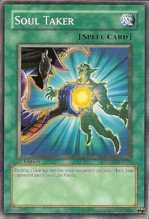 Soul Taker SDZW-EN029 card from Structure Deck: Zombie World