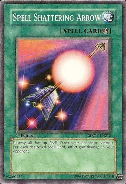 Spell Shattering Arrow SDZW-EN018 card from Structure Deck: Zombie World