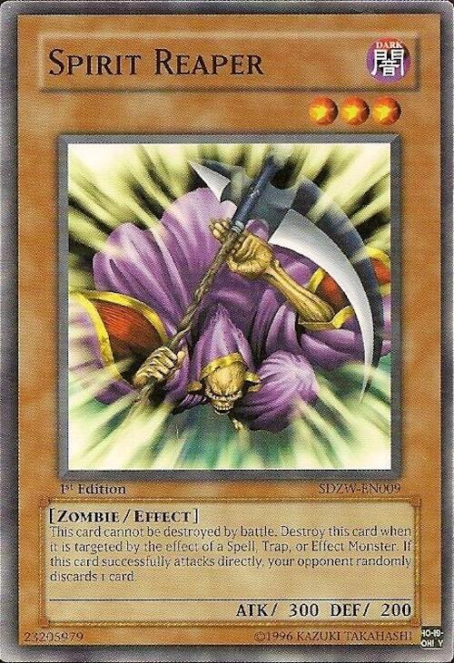 Spirit Reaper SDZW-EN009 card from Structure Deck: Zombie World
