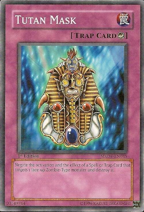 Tutan Mask SDZW-EN035 card from Structure Deck: Zombie World