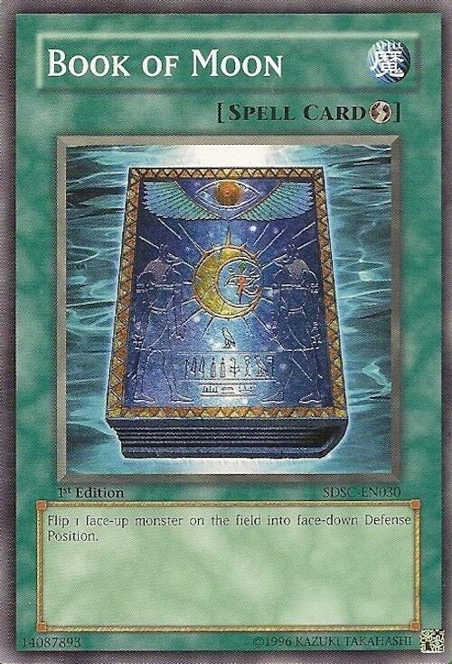 Book of Moon SDSC-EN030 card from Structure Deck: Spellcaster's Command