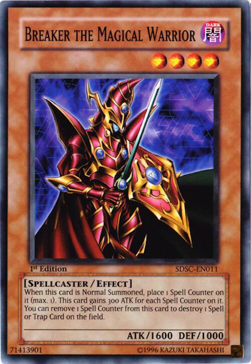 Breaker the Magical Warrior SDSC-EN011 card from Structure Deck: Spellcaster's Command