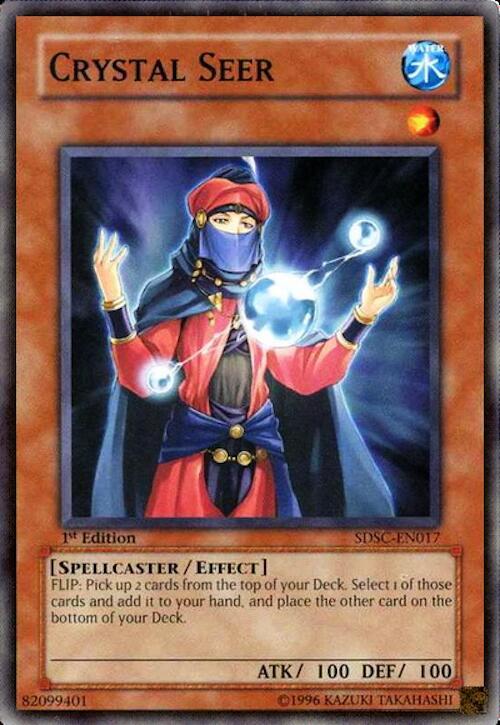 Crystal Seer SDSC-EN017 card from Structure Deck: Spellcaster's Command