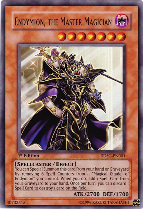Endymion, The Master Magician SDSC-EN001 card from Structure Deck: Spellcaster's Command