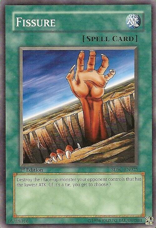 Fissure SDSC-EN025 card from Structure Deck: Spellcaster's Command