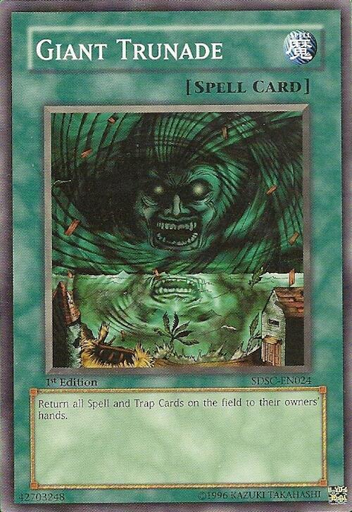 Giant Trunade SDSC-EN024 card from Structure Deck: Spellcaster's Command