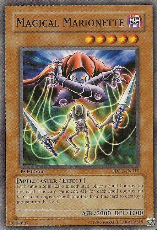 Magical Marionette SDSC-EN010 card from Structure Deck: Spellcaster's Command