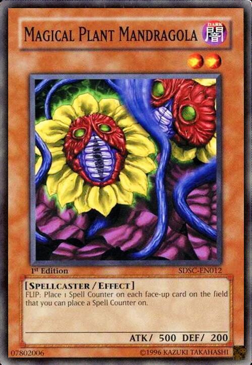 Magical Plant Mandragola SDSC-EN012 card from Structure Deck: Spellcaster's Command