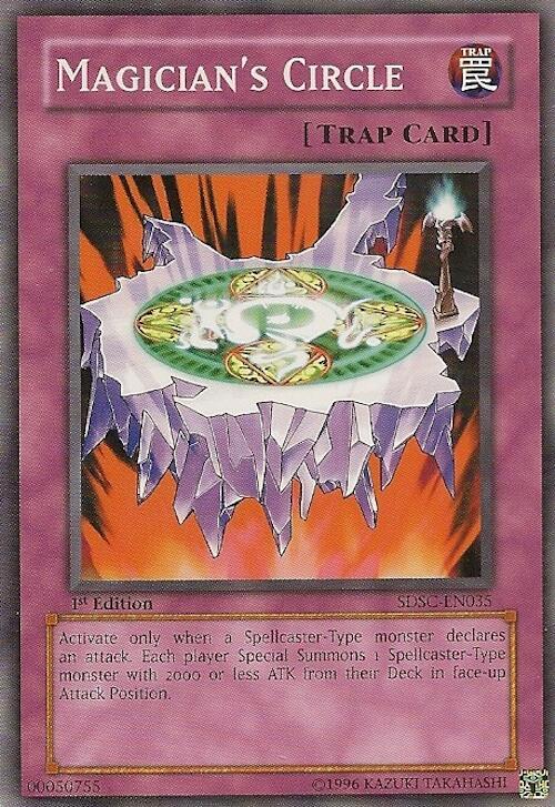 Magician's Circle SDSC-EN035 card from Structure Deck: Spellcaster's Command
