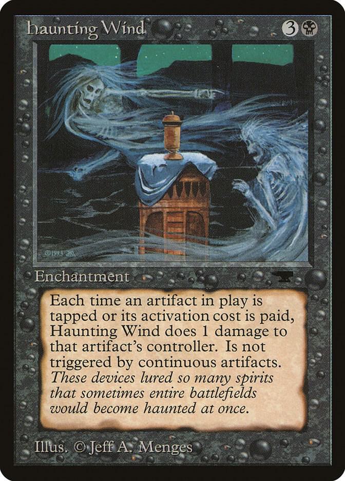 Haunting Wind card from Antiquities
