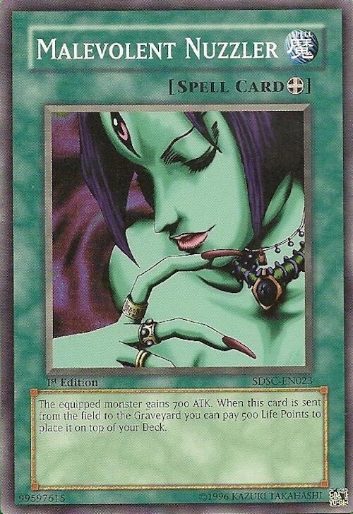 Malevolent Nuzzler SDSC-EN023 card from Structure Deck: Spellcaster's Command