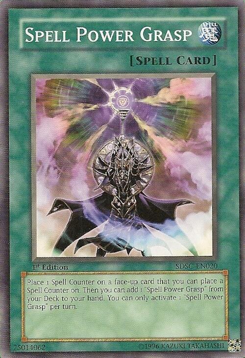 Spell Power Grasp SDSC-EN020 card from Structure Deck: Spellcaster's Command