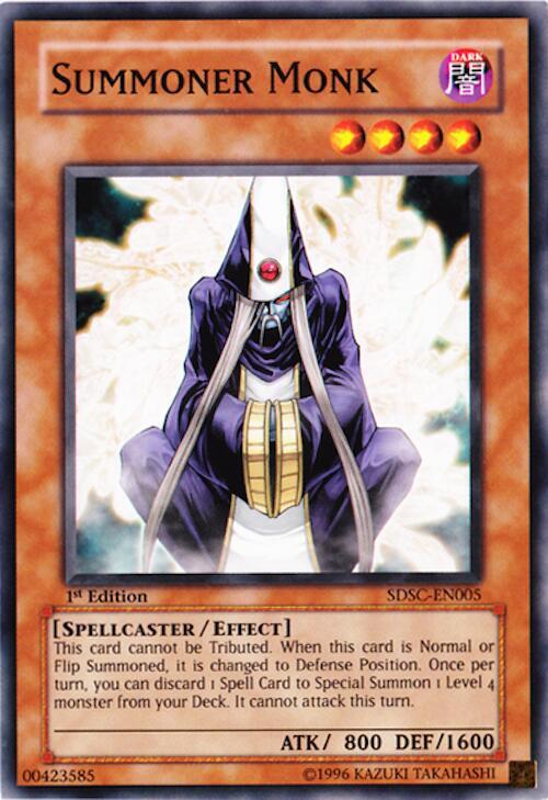 Summoner Monk SDSC-EN005 card from Structure Deck: Spellcaster's Command