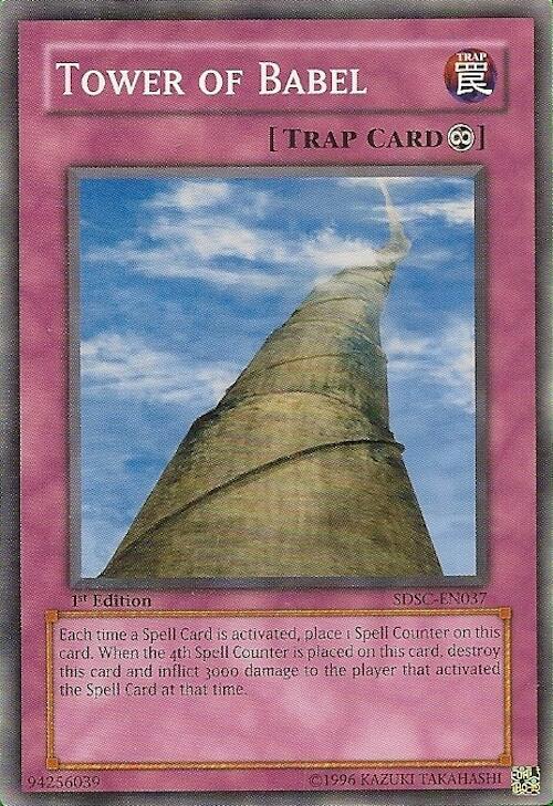 Tower of Babel SDSC-EN037 card from Structure Deck: Spellcaster's Command