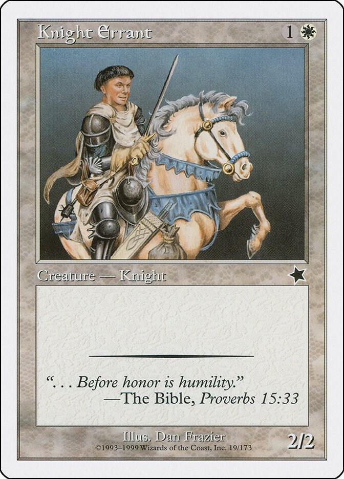 Knight Errant 19 card from Starter 1999