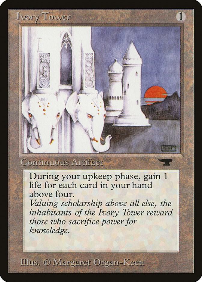 Ivory Tower card from Antiquities