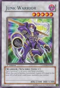 Junk Warrior DP08-EN012 card from Duelist Pack 8: Yusei Fudo