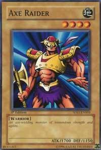 Axe Raider 5DS1-EN003 card from 5D's 2008 Starter Deck