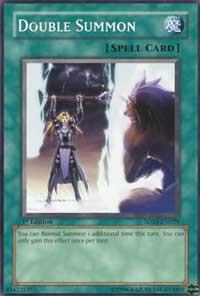 Double Summon 5DS1-EN029 card from 5D's 2008 Starter Deck