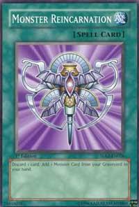 Monster Reincarnation 5DS1-EN026 card from 5D's 2008 Starter Deck