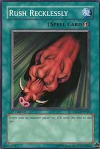 Rush Recklessly 5DS1-EN025 card from 5D's 2008 Starter Deck