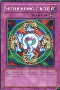 Spellbinding Circle 5DS1-EN034 card from 5D's 2008 Starter Deck