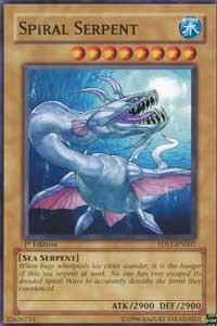 Spiral Serpent 5DS1-EN007 card from 5D's 2008 Starter Deck
