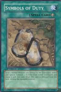 Symbols of Duty 5DS1-EN030 card from 5D's 2008 Starter Deck