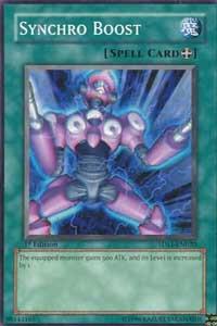 Synchro Boost 5DS1-EN020 card from 5D's 2008 Starter Deck