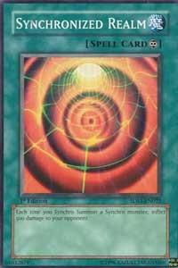 Synchronized Realm 5DS1-EN022 card from 5D's 2008 Starter Deck
