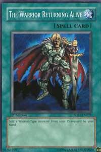The Warrior Returning Alive 5DS1-EN023 card from 5D's 2008 Starter Deck
