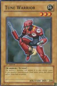 Tune Warrior 5DS1-EN001 card from 5D's 2008 Starter Deck