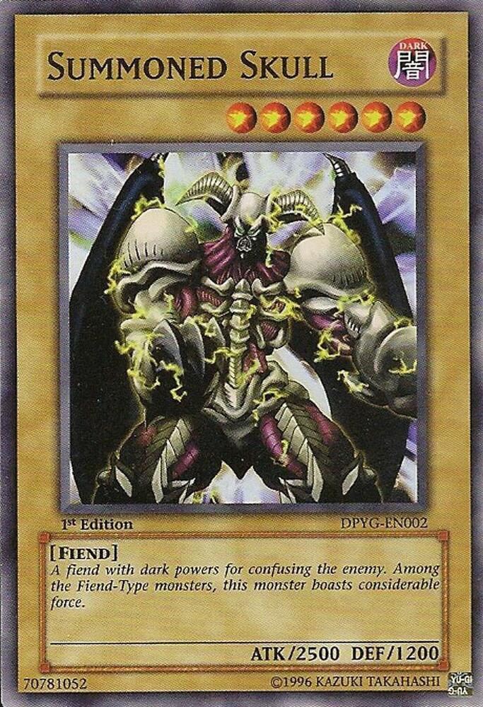 Summoned Skull DPYG-EN002 card from Duelist Pack: Yugi