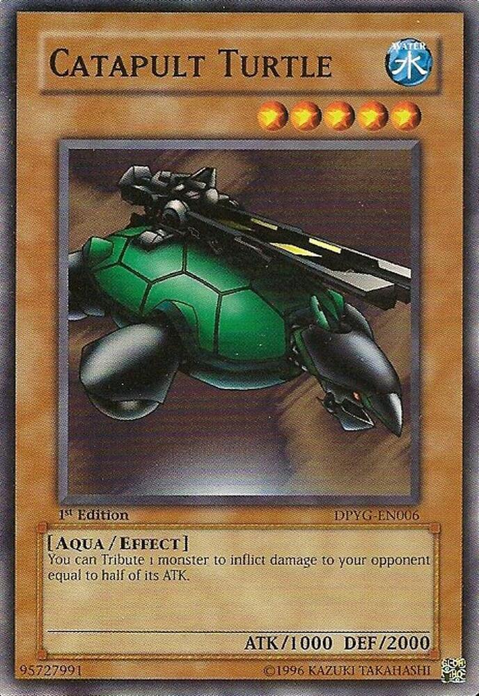 Catapult Turtle DPYG-EN006 card from Duelist Pack: Yugi