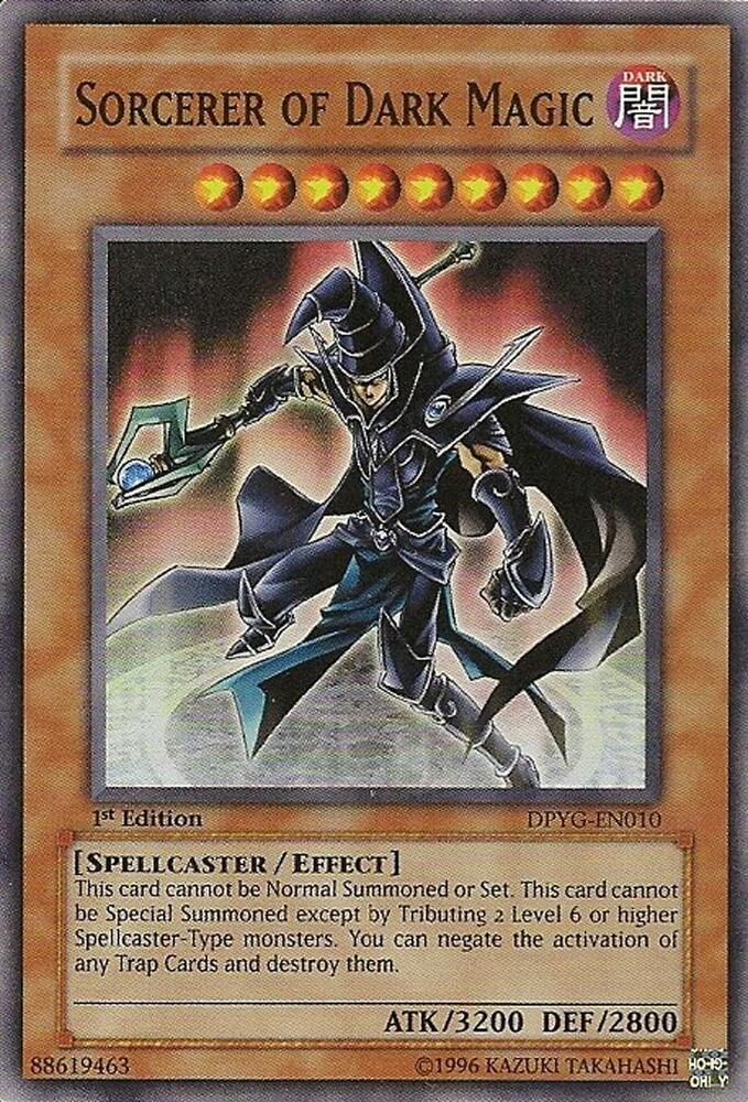 Sorcerer of Dark Magic DPYG-EN010 card from Duelist Pack: Yugi
