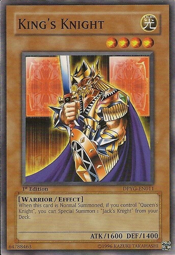 King's Knight DPYG-EN011 card from Duelist Pack: Yugi
