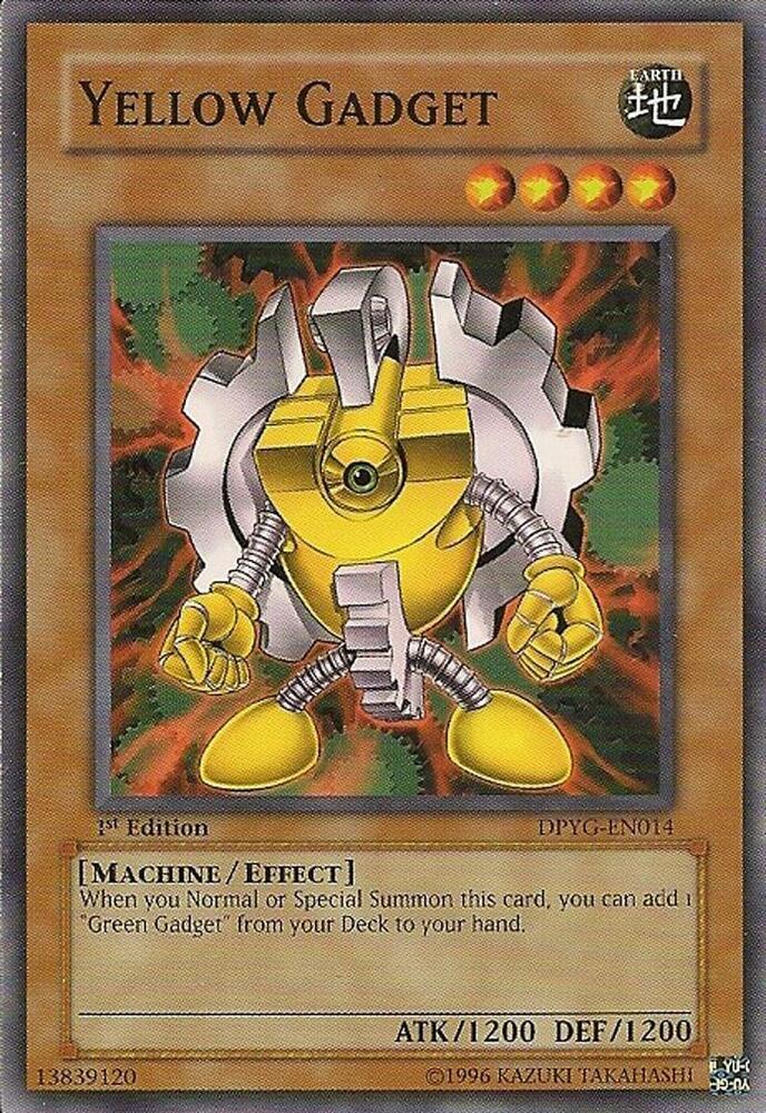 Yellow Gadget DPYG-EN014 card from Duelist Pack: Yugi