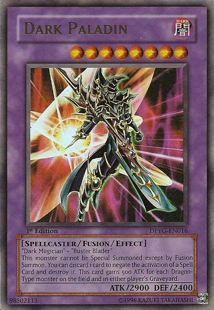 Dark Paladin DPYG-EN016 card from Duelist Pack: Yugi